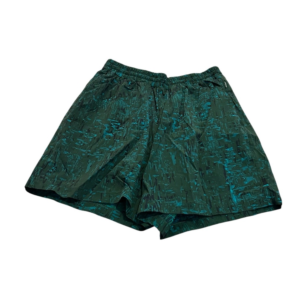OUTDOOR VOICES green fleck rec shorts